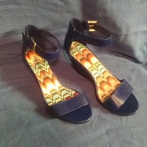 Final Sale: Womens open toe wedge heels